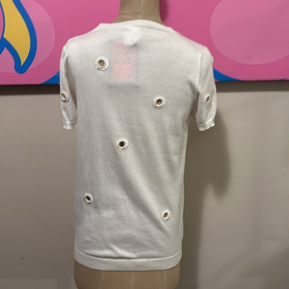 CHANEL White Crew Neck Sweater - Picture 7 of 13